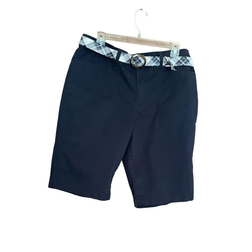 Women’s Gloria Vanderbilt Sz 14 Black Shorts